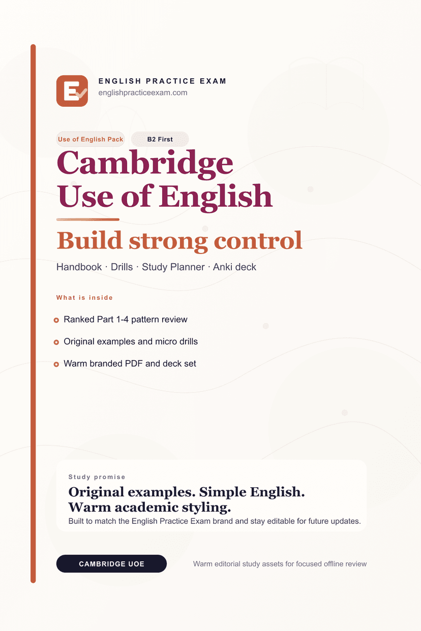 Paquete EPE Cambridge Use of English B2