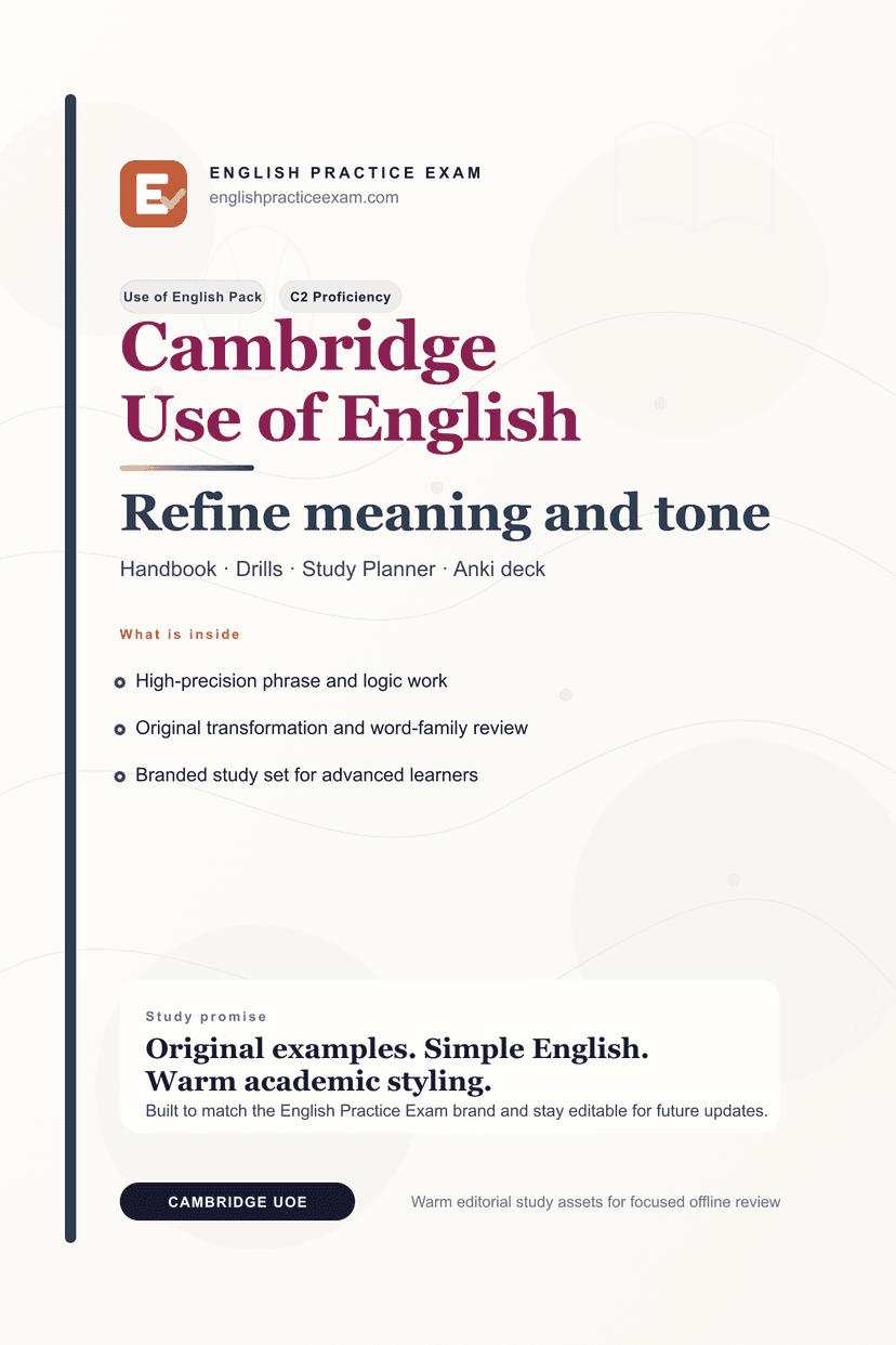 Paquete EPE Cambridge Use of English C2
